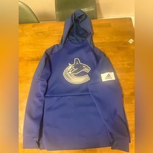 Men’s L Vancouver Canucks Adidas Locker Room Sweatshirt